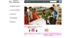 Desktop Screenshot of espacioexpresion.org